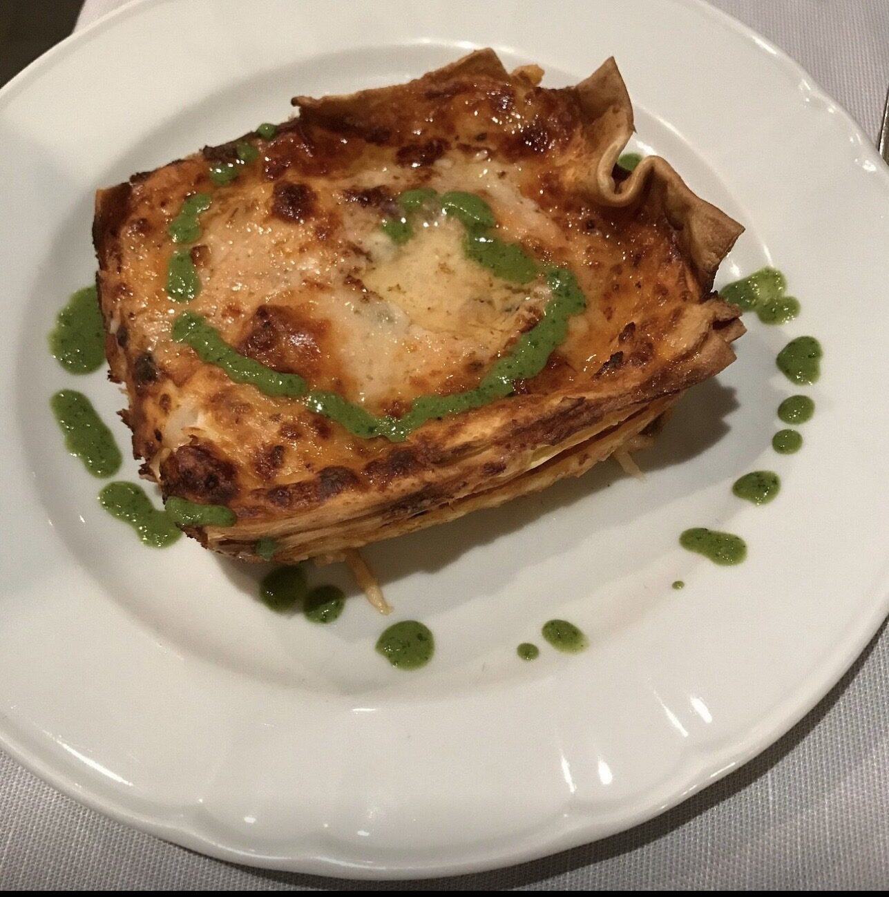 Lasagna di pesce gratinata al forno