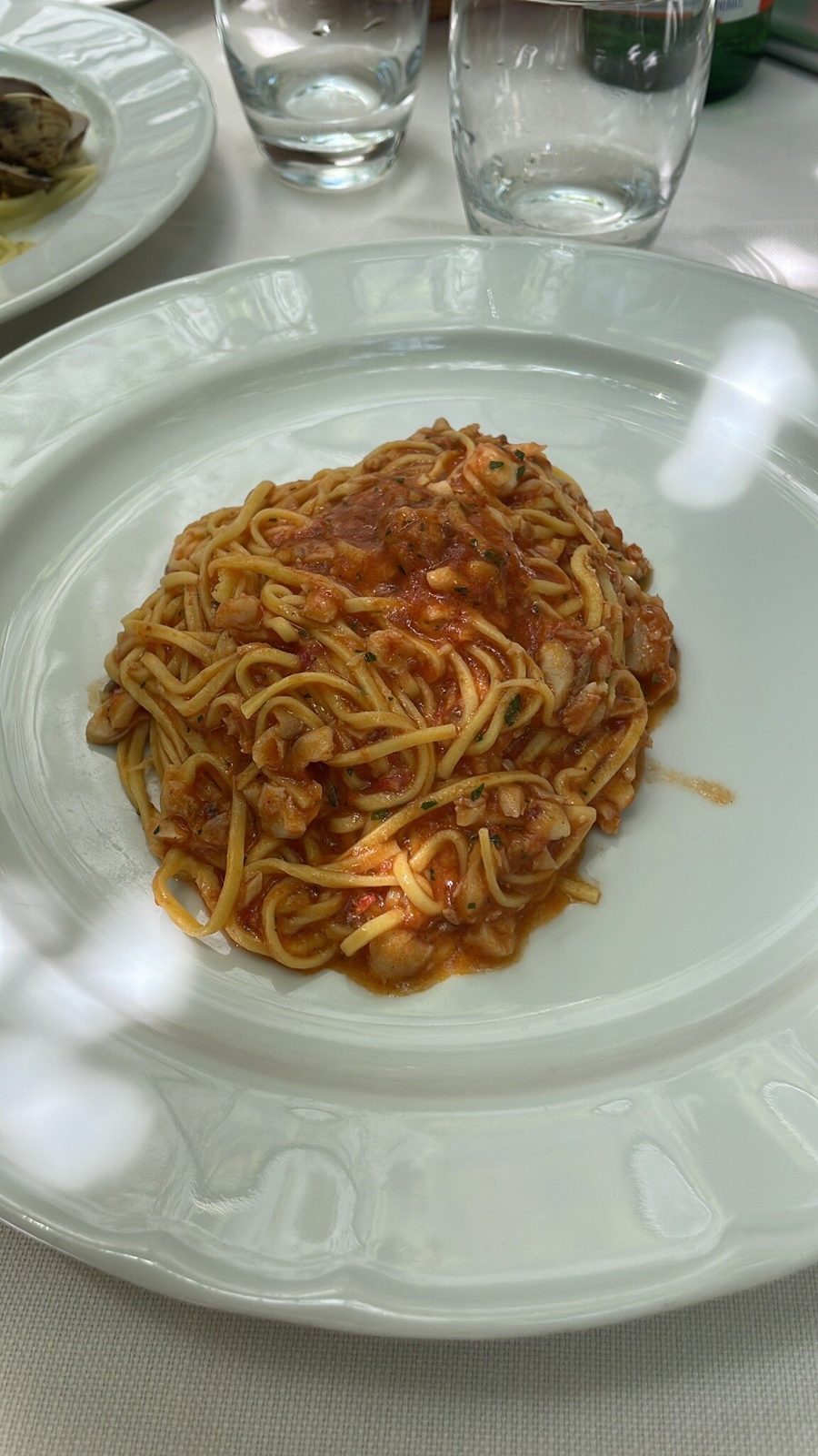 Linguine al sugo di mare