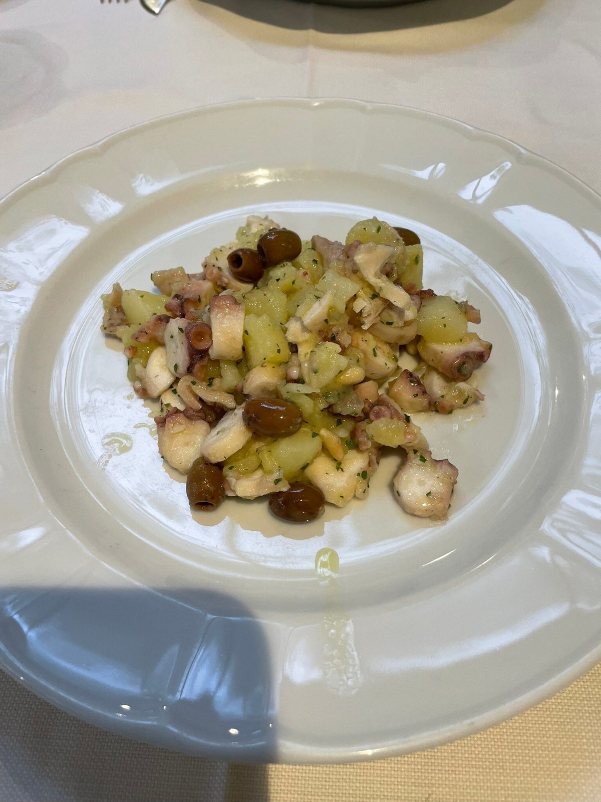 Polpo con patate e olive taggiasche